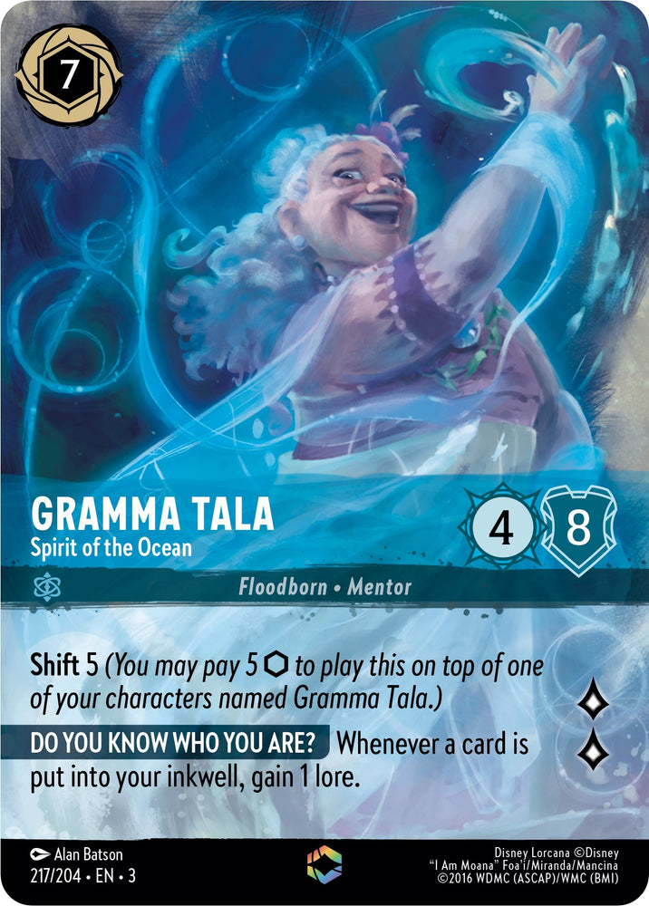 Image for Gramma Tala - Spirit of the Ocean (Enchanted) (217/204) [Into the Inklands]