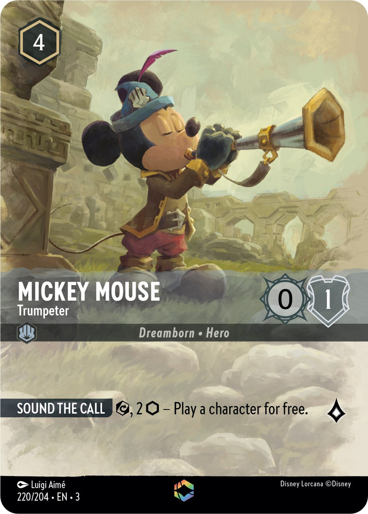 Image for Mickey Mouse - Trumpeter (Enchanted) (220/204) [Into the Inklands]