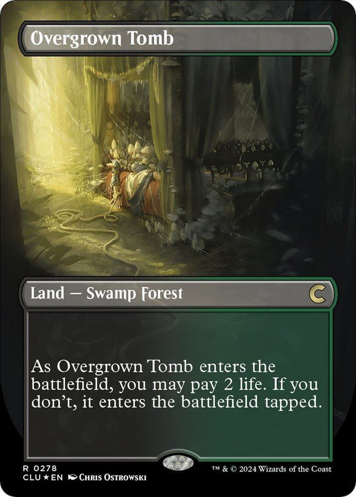 Image for Overgrown Tomb (Borderless) (278) [Ravnica: Clue Edition]