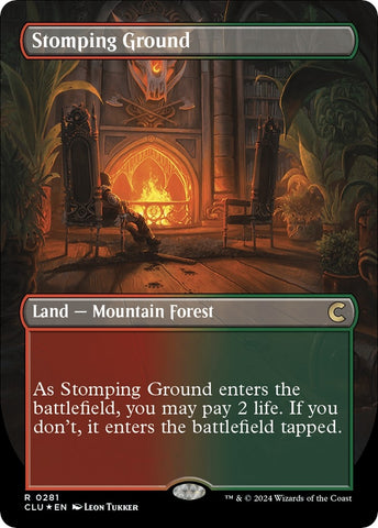 Image for Stomping Ground (Borderless) (281) [Ravnica: Clue Edition]