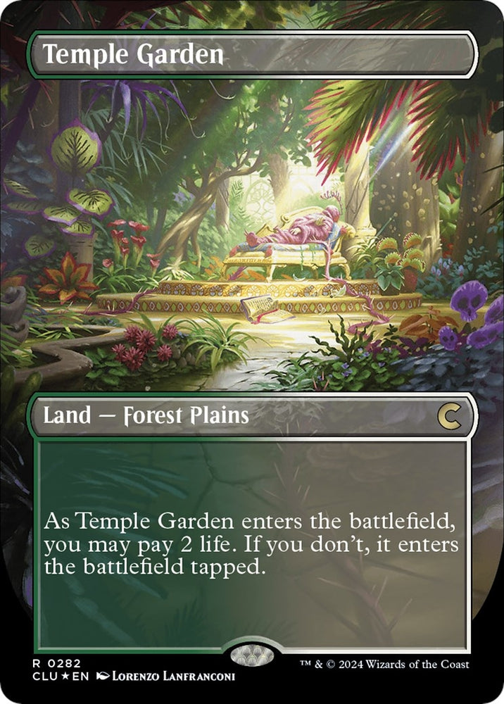 Image for Temple Garden (Borderless) (282) [Ravnica: Clue Edition]