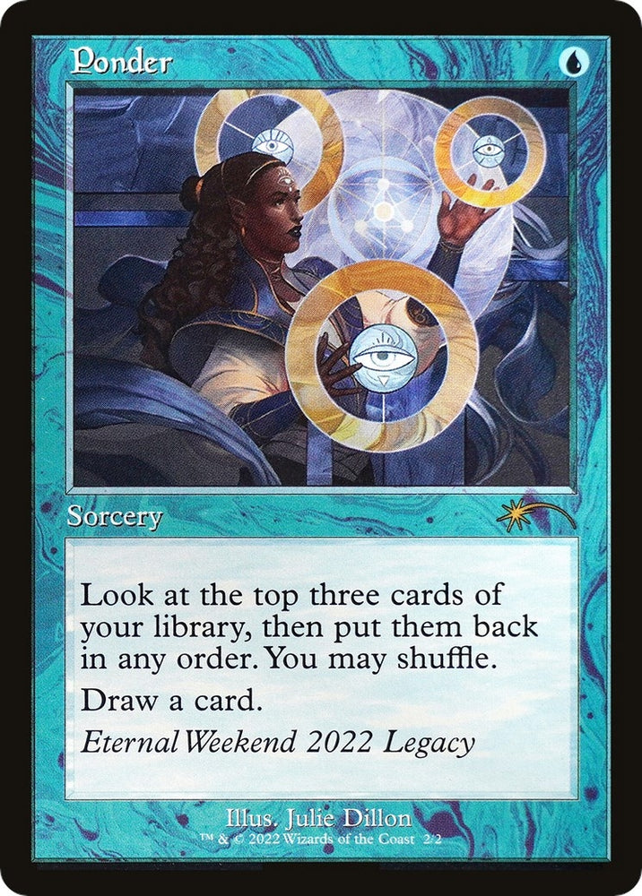 Image for Ponder (Eternal Weekend 2022 Promo) (2) - Magic: The Gathering