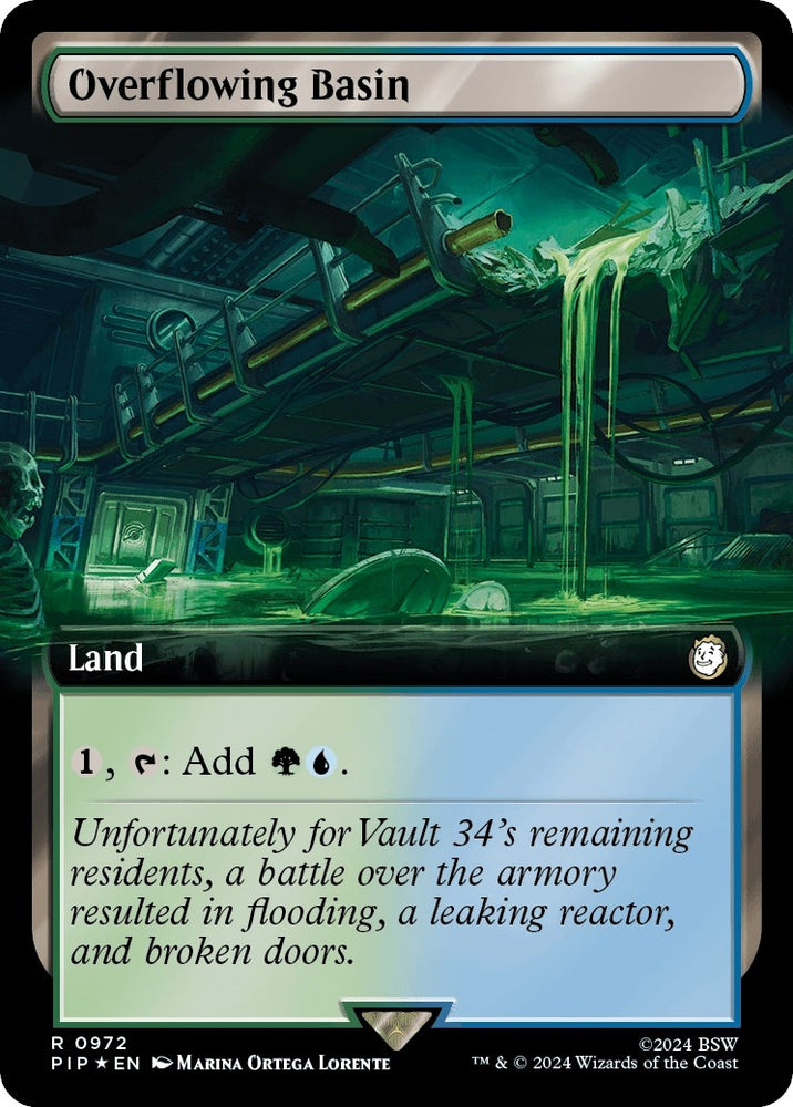 Image for Overflowing Basin (Extended Art) (Surge Foil) (972) [Universes Beyond: Fallout]