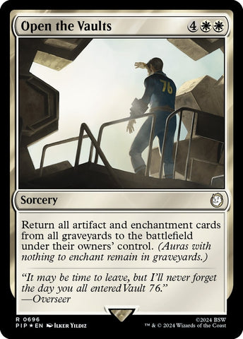 Image for Open the Vaults (Surge Foil) (696) [Universes Beyond: Fallout]