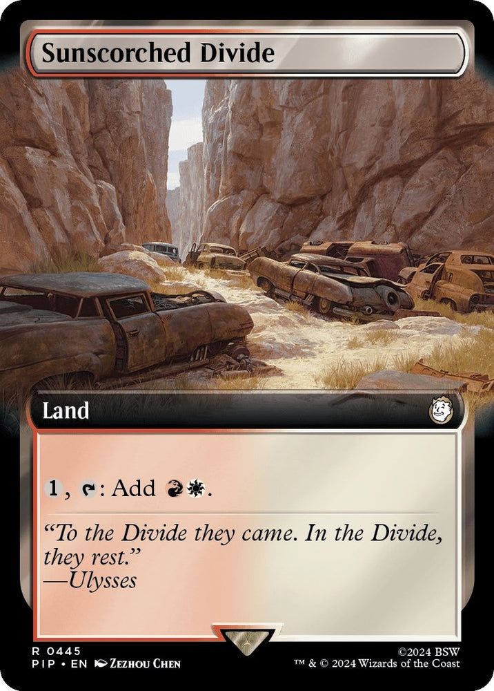 Image for Sunscorched Divide (Extended Art) (445) [Universes Beyond: Fallout]
