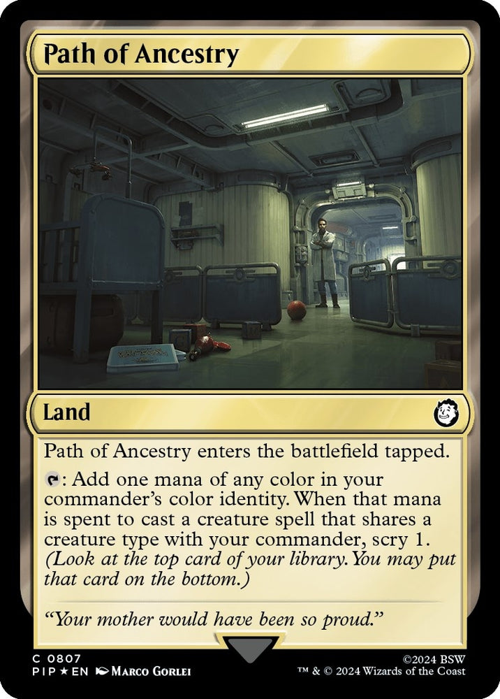 Image for Path of Ancestry (Surge Foil) (807) [Universes Beyond: Fallout]