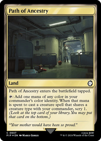 Image for Path of Ancestry (Surge Foil) (807) [Universes Beyond: Fallout]