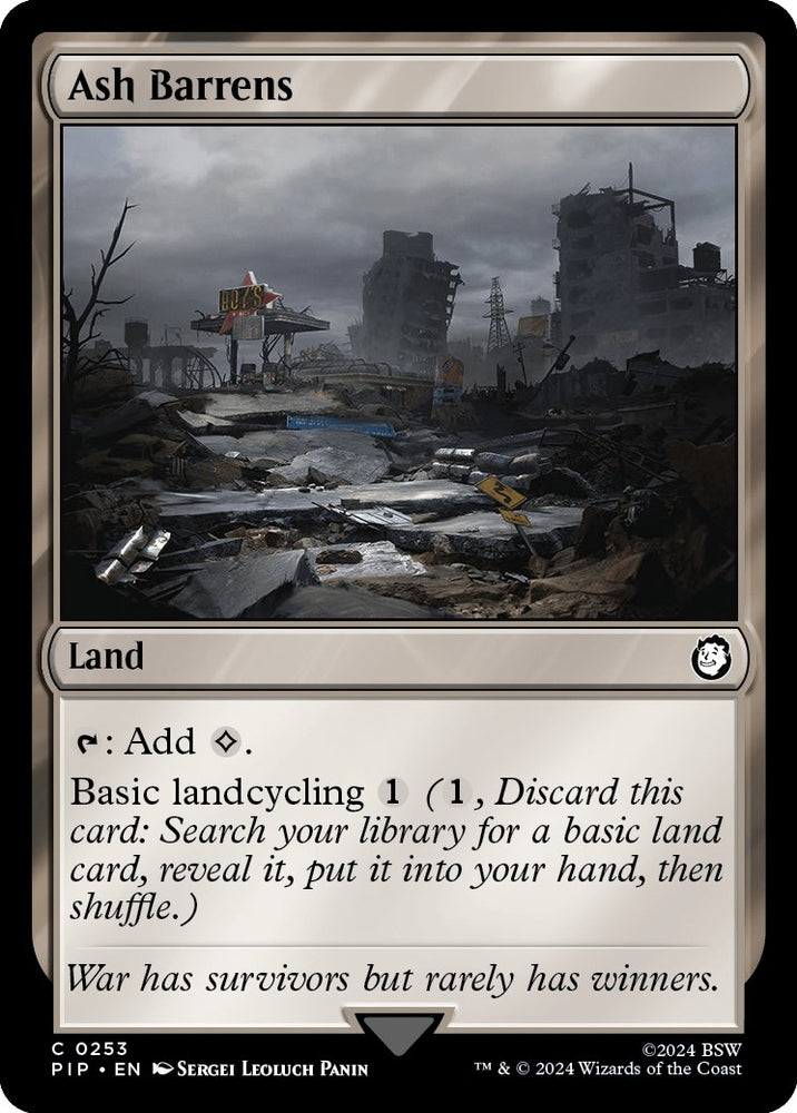 Image for Ash Barrens (253) [Universes Beyond: Fallout]