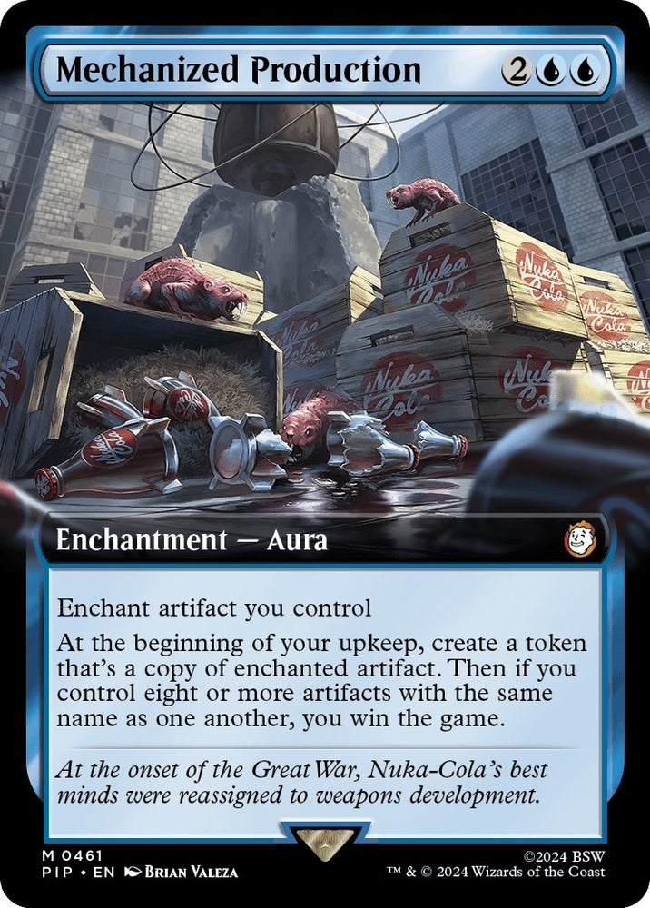 Image for Mechanized Production (Extended Art) (461) [Universes Beyond: Fallout]