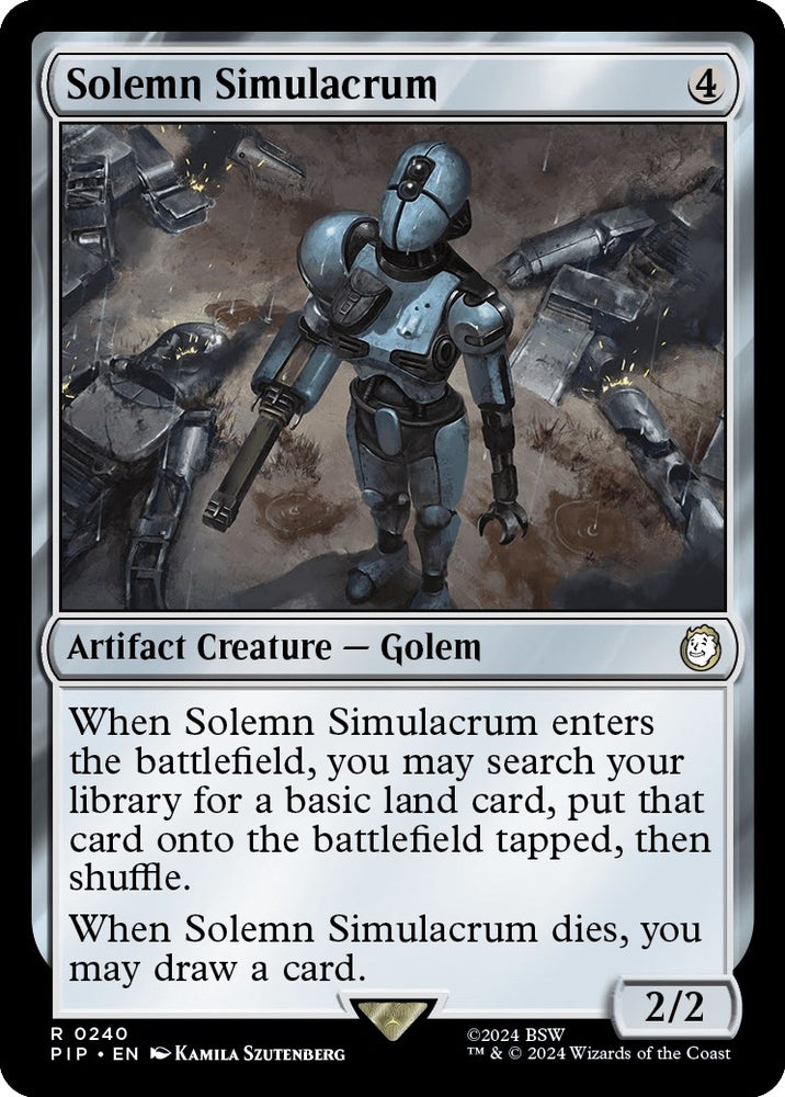 Image for Solemn Simulacrum (240) [Universes Beyond: Fallout]