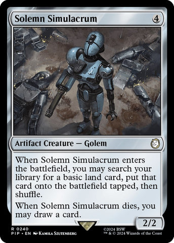 Image for Solemn Simulacrum (240) [Universes Beyond: Fallout]