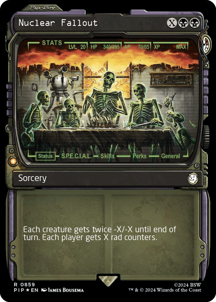 Image for Nuclear Fallout (Showcase) (Surge Foil) (859) [Universes Beyond: Fallout]