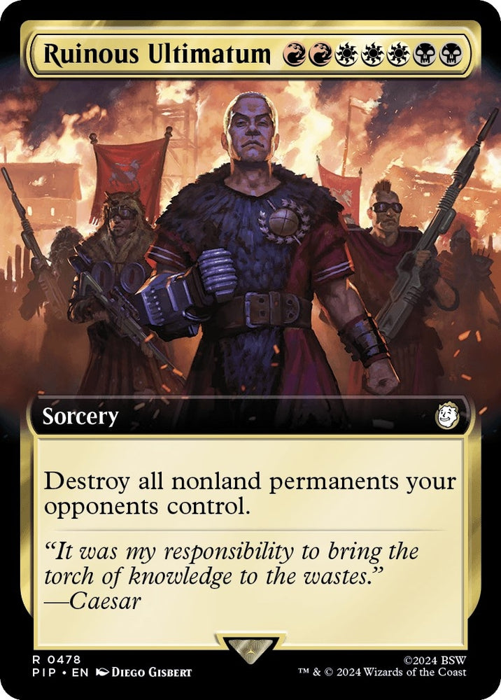 Image for Ruinous Ultimatum (Extended Art) (478) [Universes Beyond: Fallout]