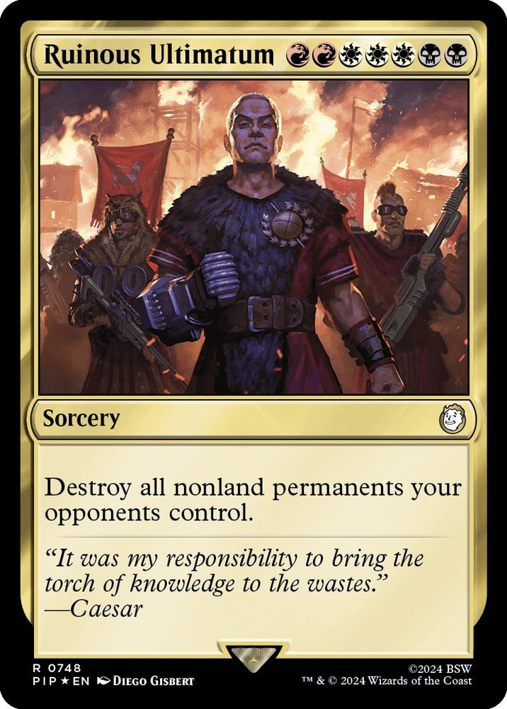 Image for Ruinous Ultimatum (Surge Foil) (748) [Universes Beyond: Fallout]