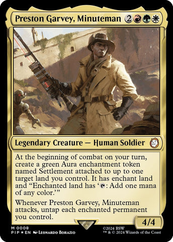 Image for Preston Garvey, Minuteman (8) [Universes Beyond: Fallout]