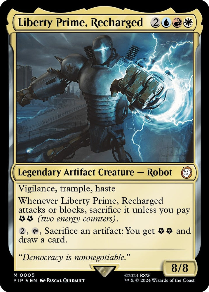 Image for Liberty Prime, Recharged (5) [Universes Beyond: Fallout]