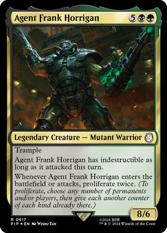 Image for Agent Frank Horrigan (Surge Foil) (617) [Universes Beyond: Fallout]