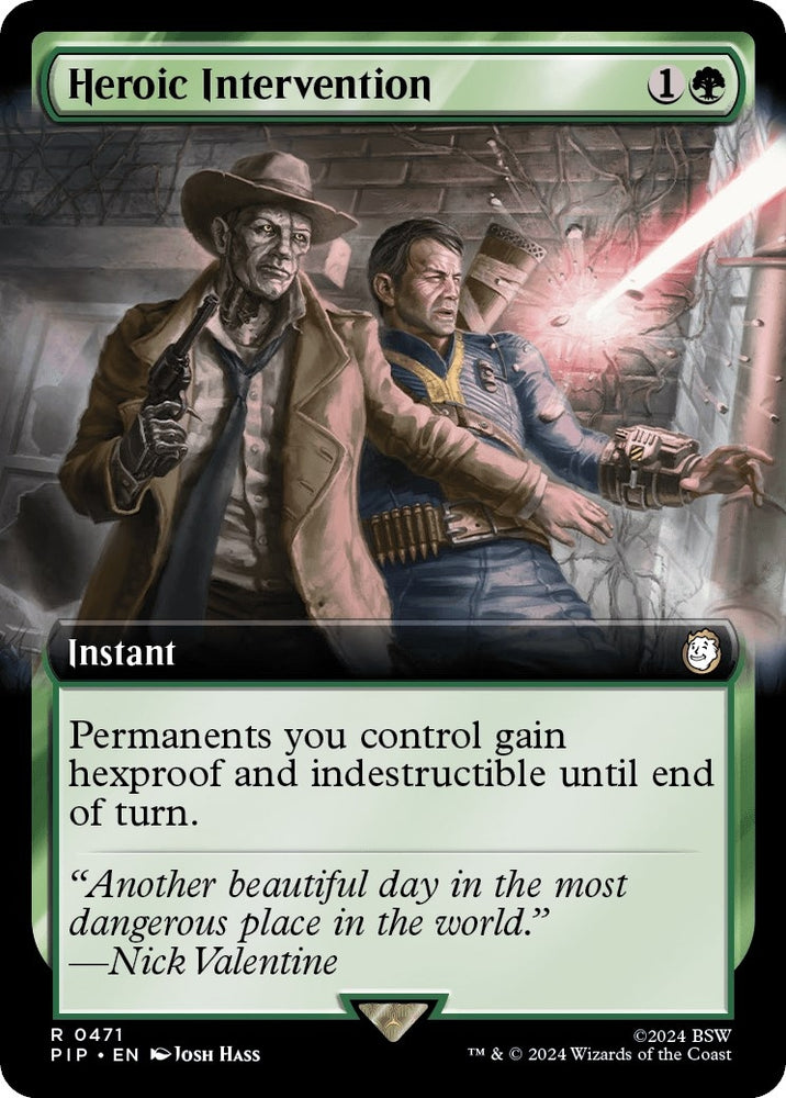 Image for Heroic Intervention (Extended Art) (471) [Universes Beyond: Fallout]