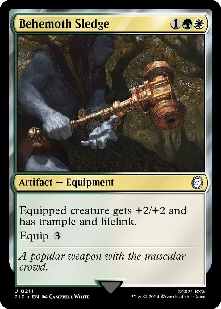 Image for Behemoth Sledge (211) [Universes Beyond: Fallout]