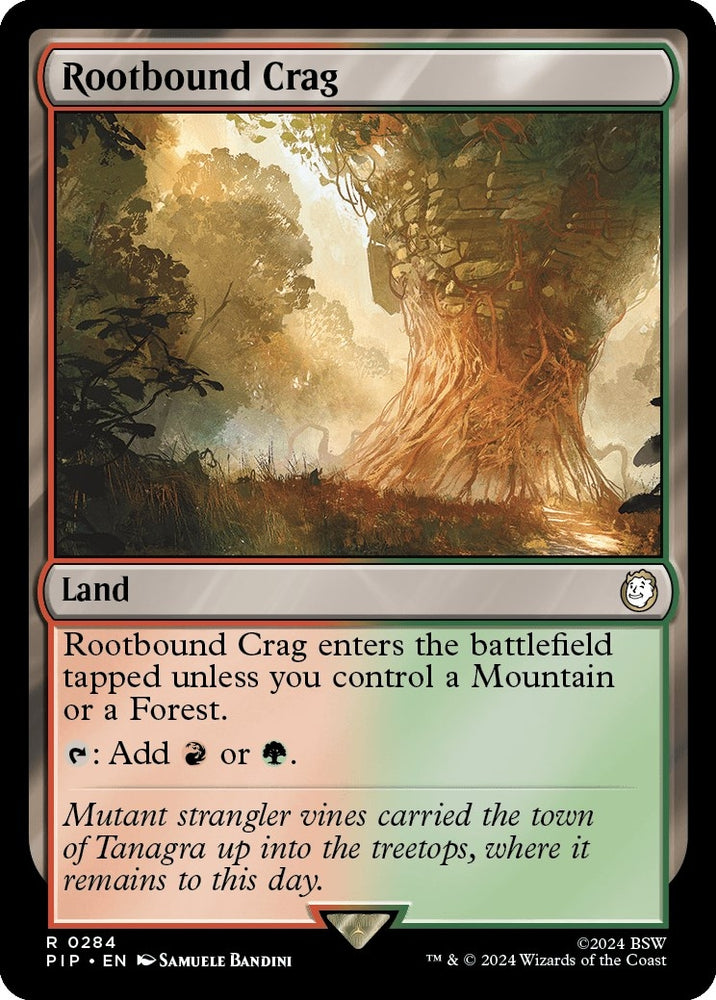 Image for Rootbound Crag (284) [Universes Beyond: Fallout]
