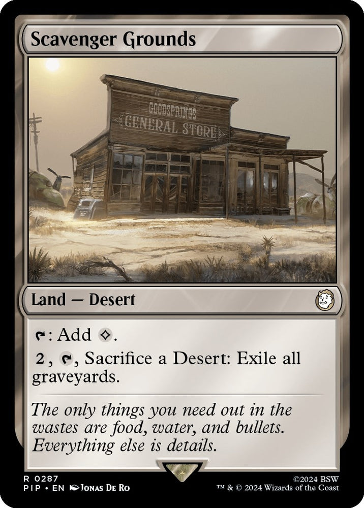 Image for Scavenger Grounds (287) [Universes Beyond: Fallout]