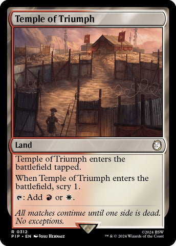 Image for Temple of Triumph (312) [Universes Beyond: Fallout]