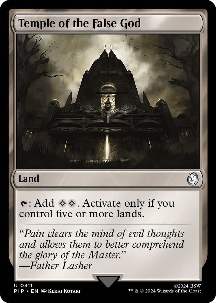 Image for Temple of the False God (311) [Universes Beyond: Fallout]