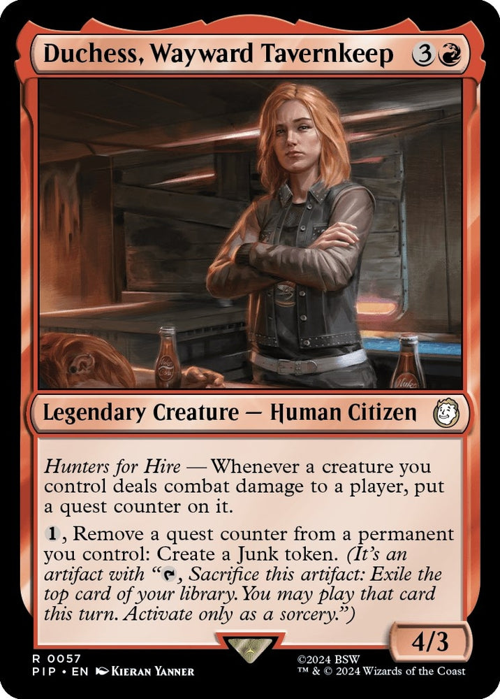 Image for Duchess, Wayward Tavernkeep (57) [Universes Beyond: Fallout]