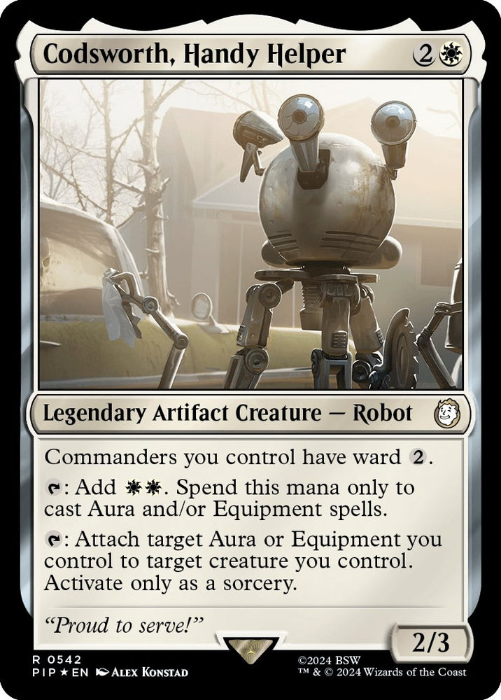 Image for Codsworth, Handy Helper (Surge Foil) (542) [Universes Beyond: Fallout]