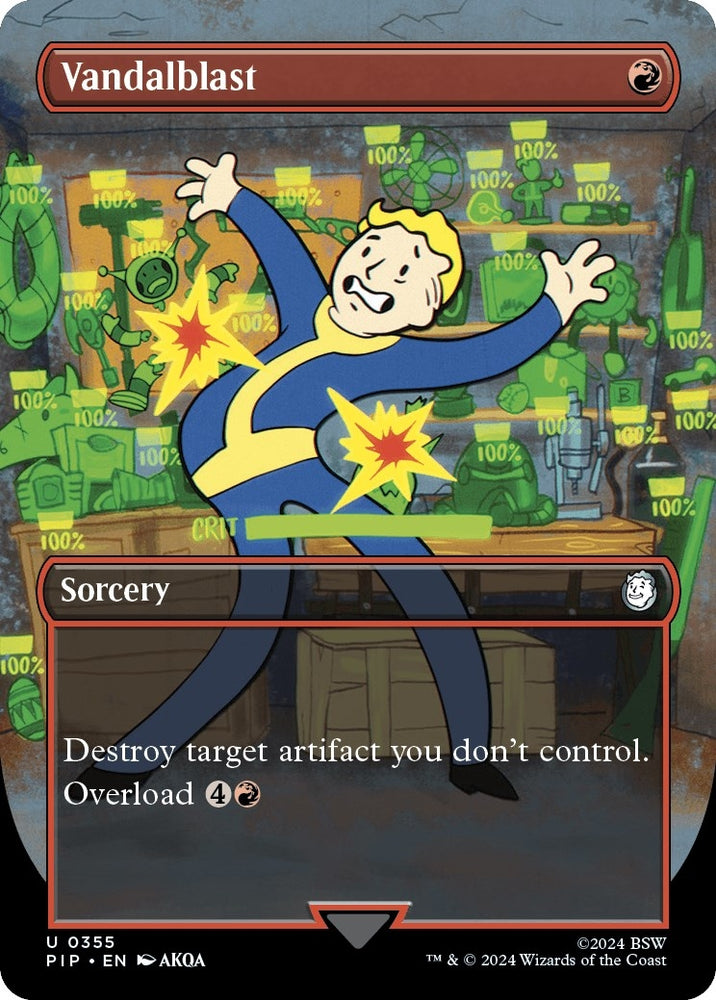 Image for Vandalblast (Borderless) (355) [Universes Beyond: Fallout]