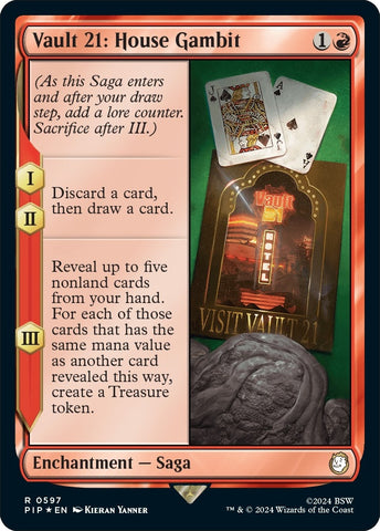 Image for Vault 21: House Gambit (Surge Foil) (597) [Universes Beyond: Fallout]
