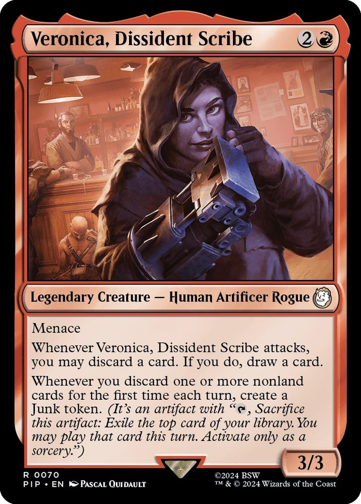 Image for Veronica, Dissident Scribe (70) [Universes Beyond: Fallout]