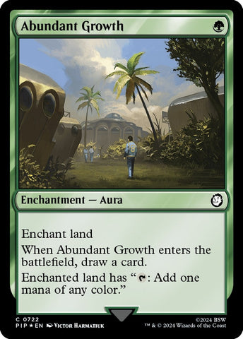 Image for Abundant Growth (Surge Foil) (722) [Universes Beyond: Fallout]
