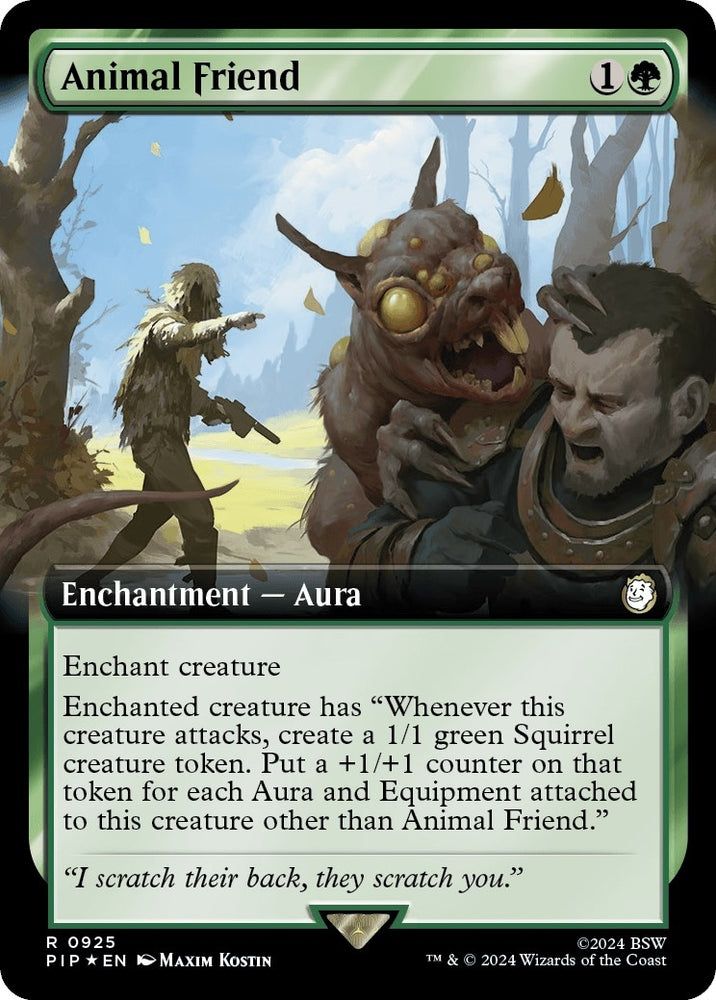 Image for Animal Friend (Extended Art) (Surge Foil) (925) [Universes Beyond: Fallout]
