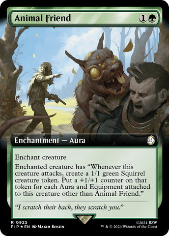 Image for Animal Friend (Extended Art) (Surge Foil) (925) [Universes Beyond: Fallout]