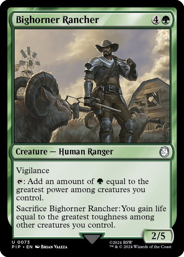 Image for Bighorner Rancher (73) [Universes Beyond: Fallout]