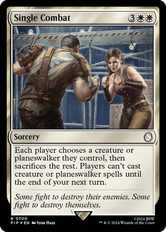 Image for Single Combat (Surge Foil) (700) [Universes Beyond: Fallout]