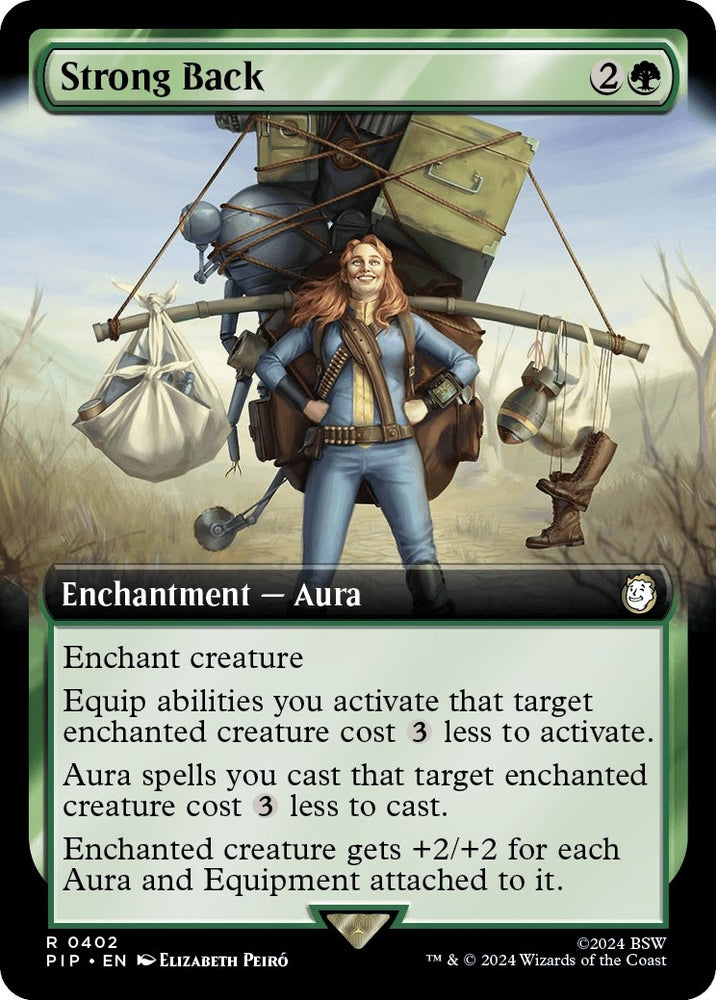 Image for Strong Back (Extended Art) (402) [Universes Beyond: Fallout]