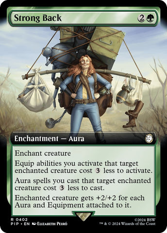Image for Strong Back (Extended Art) (402) [Universes Beyond: Fallout]