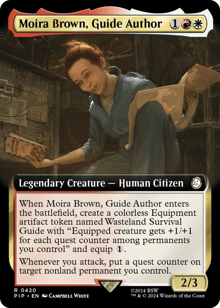 Image for Moira Brown, Guide Author (Extended Art) (420) [Universes Beyond: Fallout]