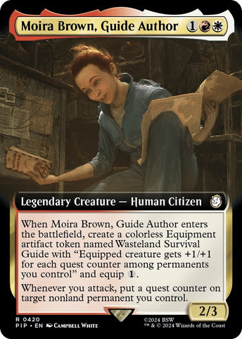 Image for Moira Brown, Guide Author (Extended Art) (420) [Universes Beyond: Fallout]