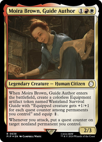 Image for Moira Brown, Guide Author (Surge Foil) (638) [Universes Beyond: Fallout]