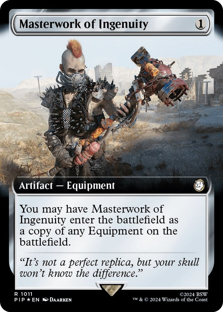 Image for Masterwork of Ingenuity (Extended Art) (Surge Foil) (1011) [Universes Beyond: Fallout]