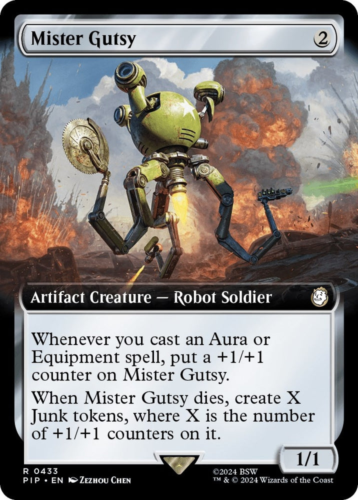 Image for Mister Gutsy (Extended Art) (433) [Universes Beyond: Fallout]