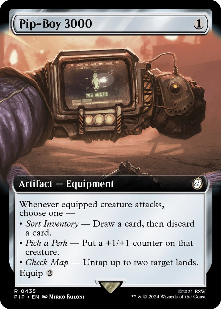 Image for Pip-Boy 3000 (Extended Art) (435) [Universes Beyond: Fallout]