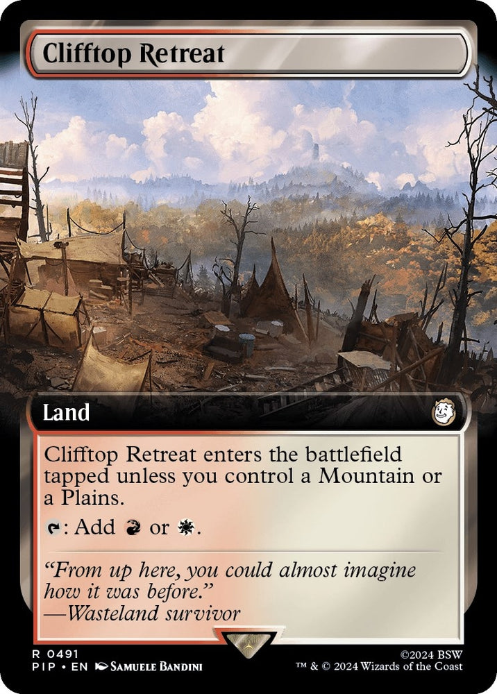 Image for Clifftop Retreat (Extended Art) (491) [Universes Beyond: Fallout]