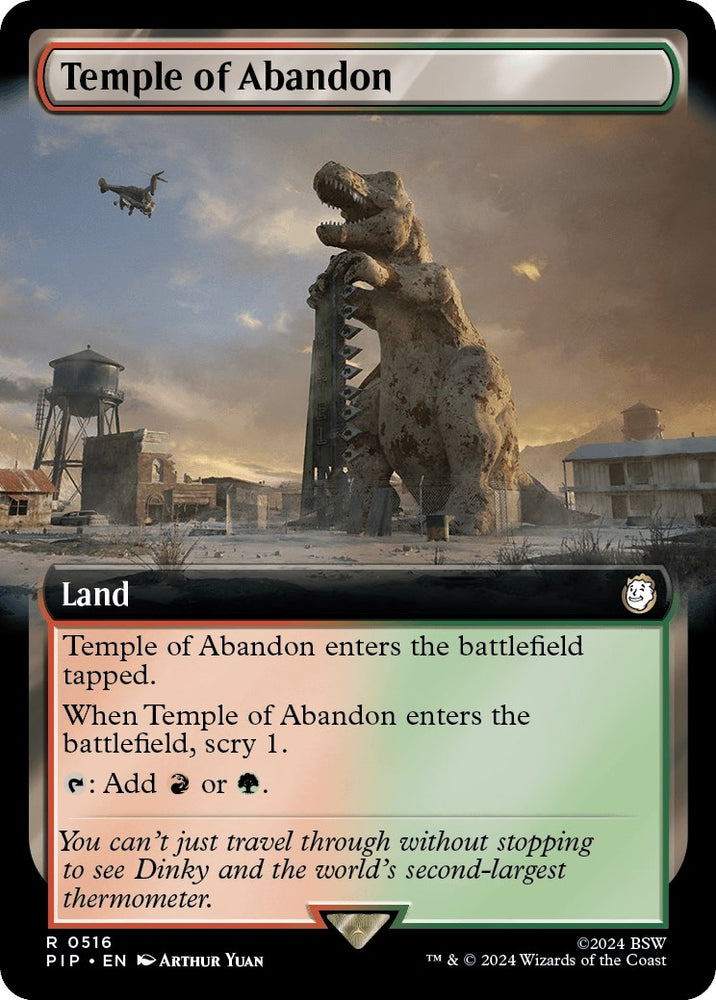 Image for Temple of Abandon (Extended Art) (516) [Universes Beyond: Fallout]