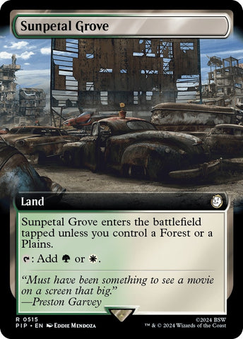 Image for Sunpetal Grove (Extended Art) (515) [Universes Beyond: Fallout]