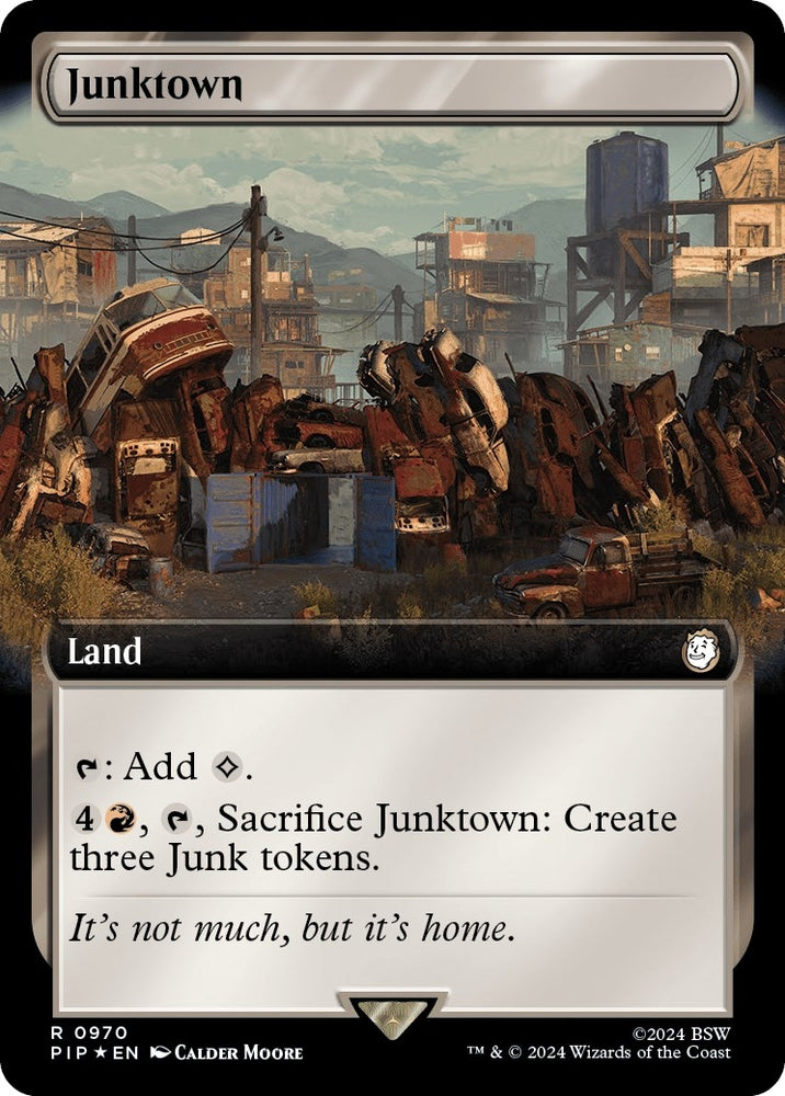 Image for Junktown (Extended Art) (Surge Foil) (970) [Universes Beyond: Fallout]