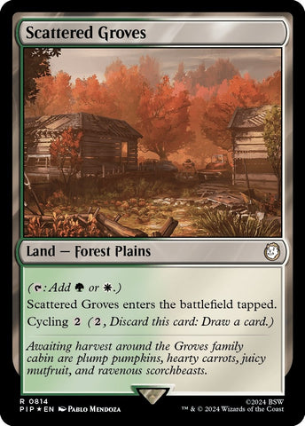 Image for Scattered Groves (Surge Foil) (814) [Universes Beyond: Fallout]